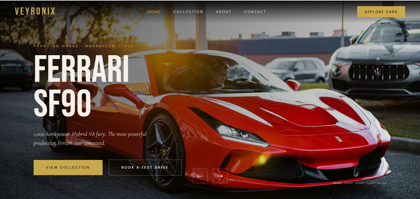 Premium Automobile Website Image